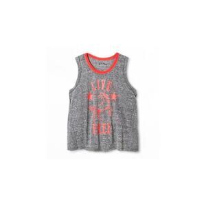 Art Class Girls' Graphic‎ Tank Top Live Free Gray Large(10/12)